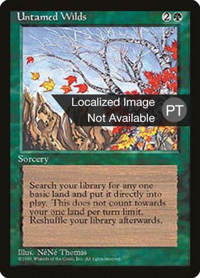 Untamed Wilds [Fourth Edition (Foreign Black Border)] | L.A. Mood Comics and Games