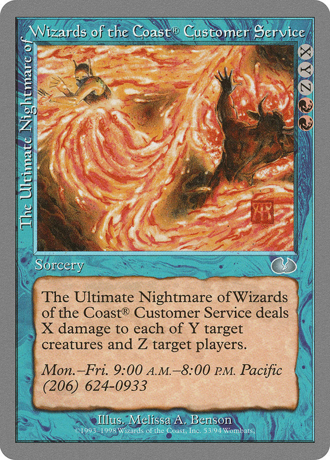 The Ultimate Nightmare of Wizards of the Coast® Customer Service [Unglued] | L.A. Mood Comics and Games