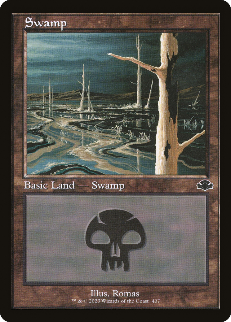 Swamp (407) (Retro) [Dominaria Remastered] | L.A. Mood Comics and Games