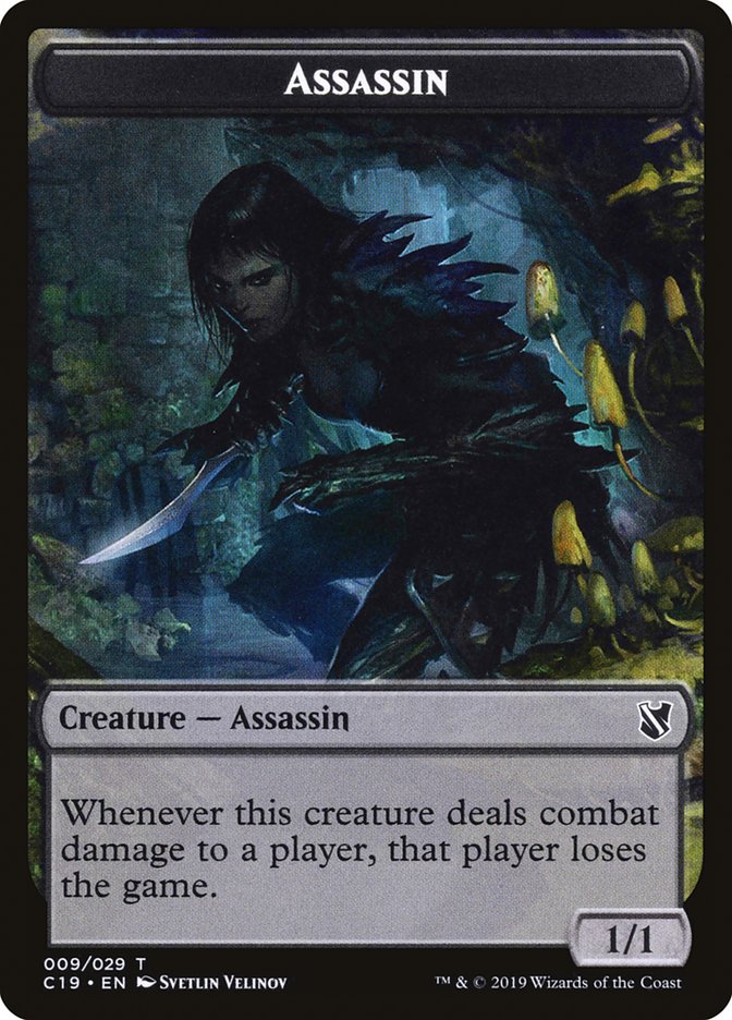 Assassin Token [Commander 2019 Tokens] | L.A. Mood Comics and Games