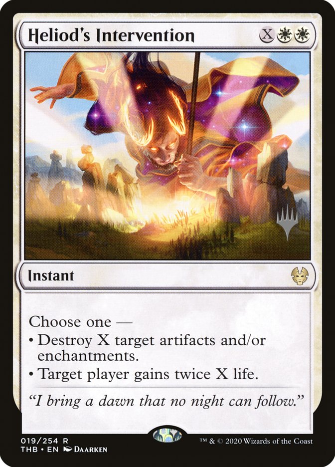 Heliod's Intervention (Promo Pack) [Theros Beyond Death Promos] | L.A. Mood Comics and Games