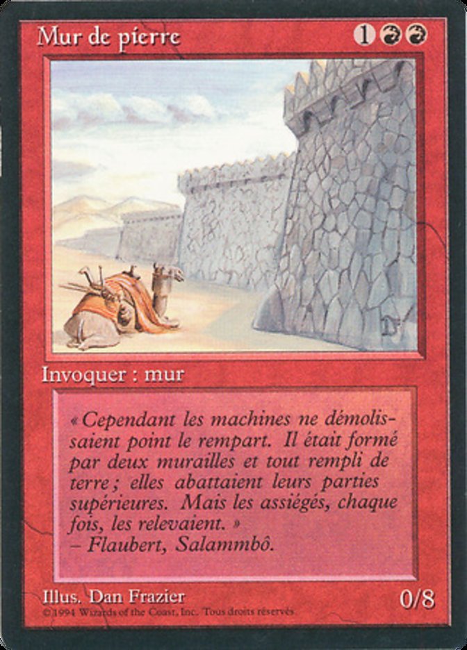 Wall of Stone [Foreign Black Border] | L.A. Mood Comics and Games