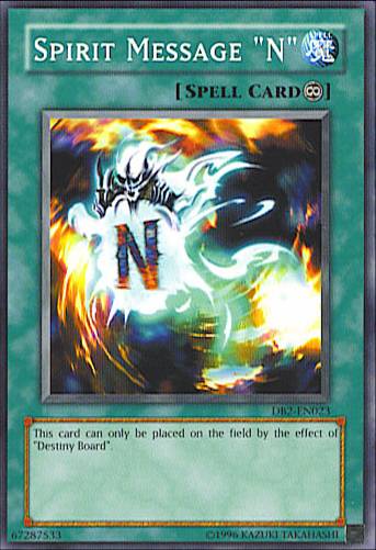 Spirit Message "N" [DB2-EN023] Common | L.A. Mood Comics and Games