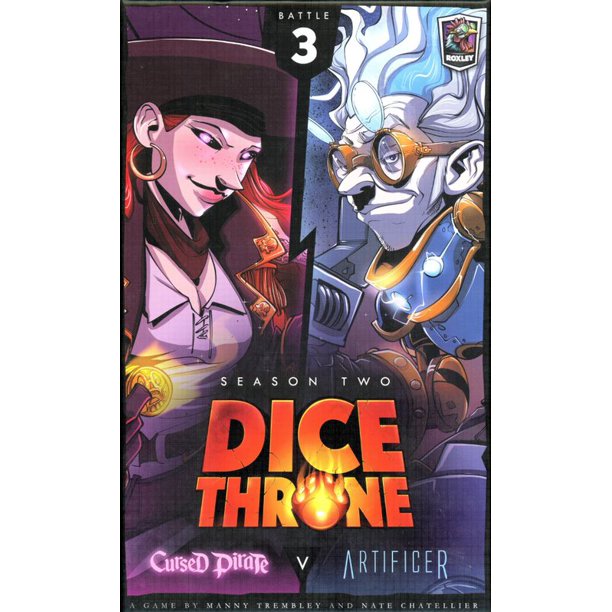 Dice Throne Season Two - Cursed Pirate vs Artificer | L.A. Mood Comics and Games