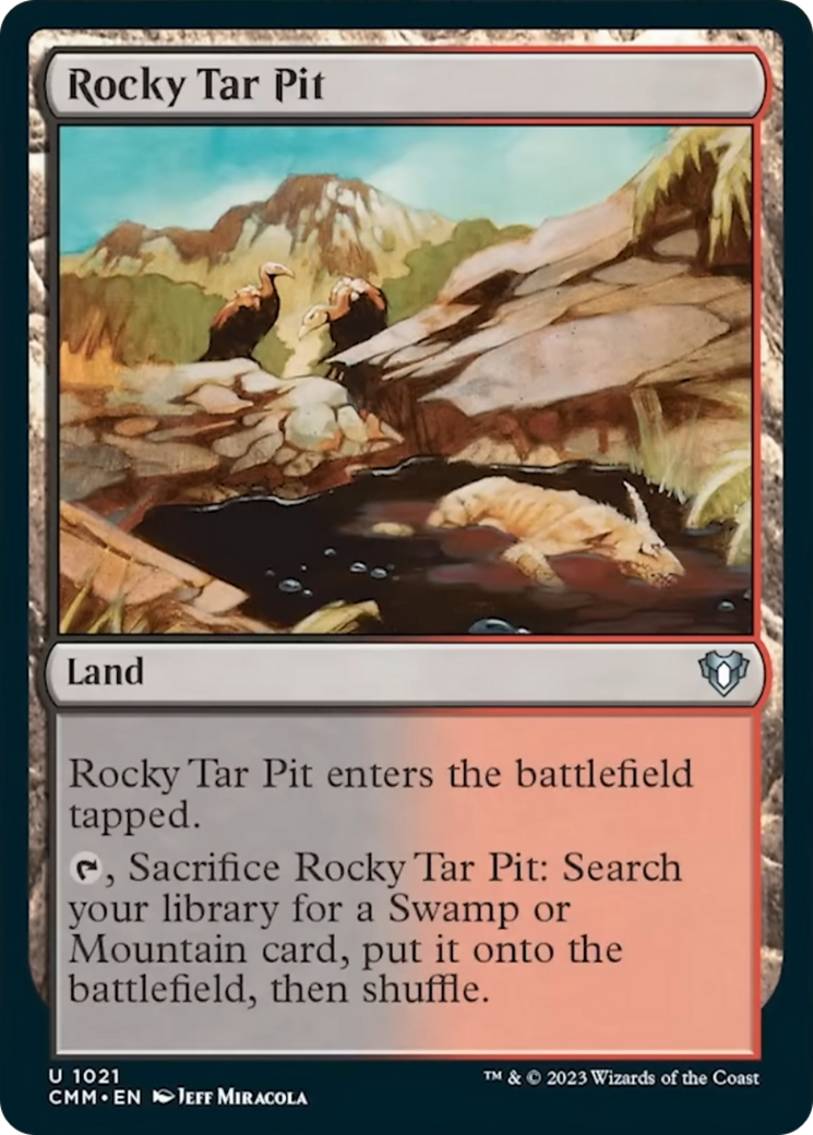 Rocky Tar Pit [Commander Masters] | L.A. Mood Comics and Games
