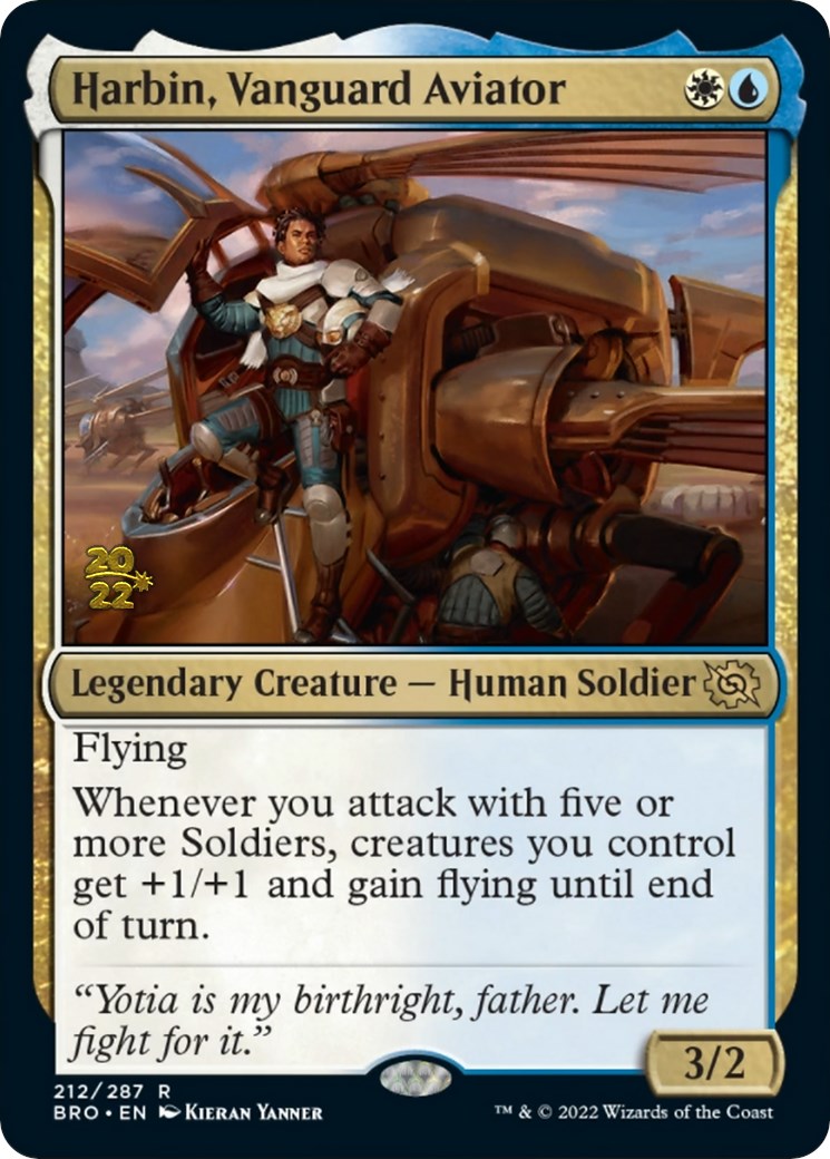 Harbin, Vanguard Aviator [The Brothers' War Prerelease Promos] | L.A. Mood Comics and Games