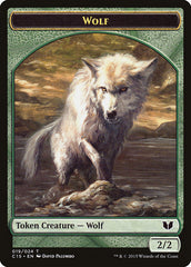 Wolf // Zombie Double-Sided Token [Commander 2015 Tokens] | L.A. Mood Comics and Games