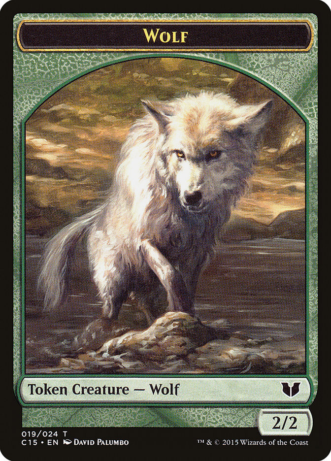 Spider // Wolf Double-Sided Token [Commander 2015 Tokens] | L.A. Mood Comics and Games