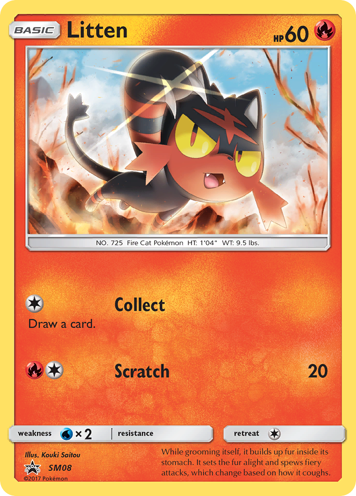 Litten (SM08) [Sun & Moon: Black Star Promos] | L.A. Mood Comics and Games