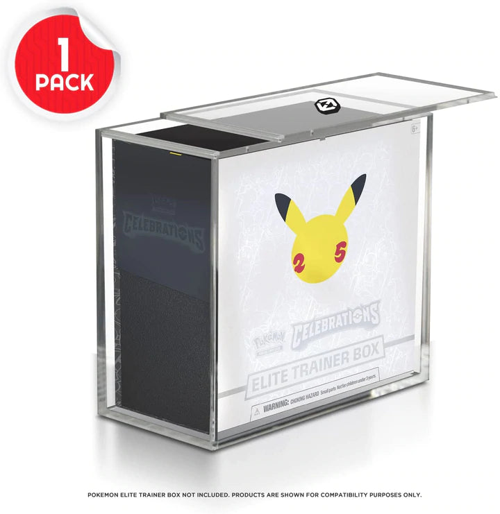 Pokemon Elite Trainer Box w/ Sliding Lid Anti-UV - Acrylic Protector 4.0MM | L.A. Mood Comics and Games