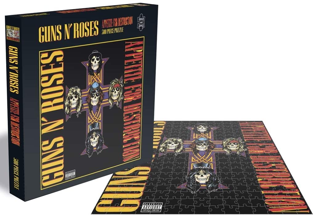 Guns N Roses	Appetite For Destruction (cross cover) (500 Piece Jigsaw Puzzle) | L.A. Mood Comics and Games