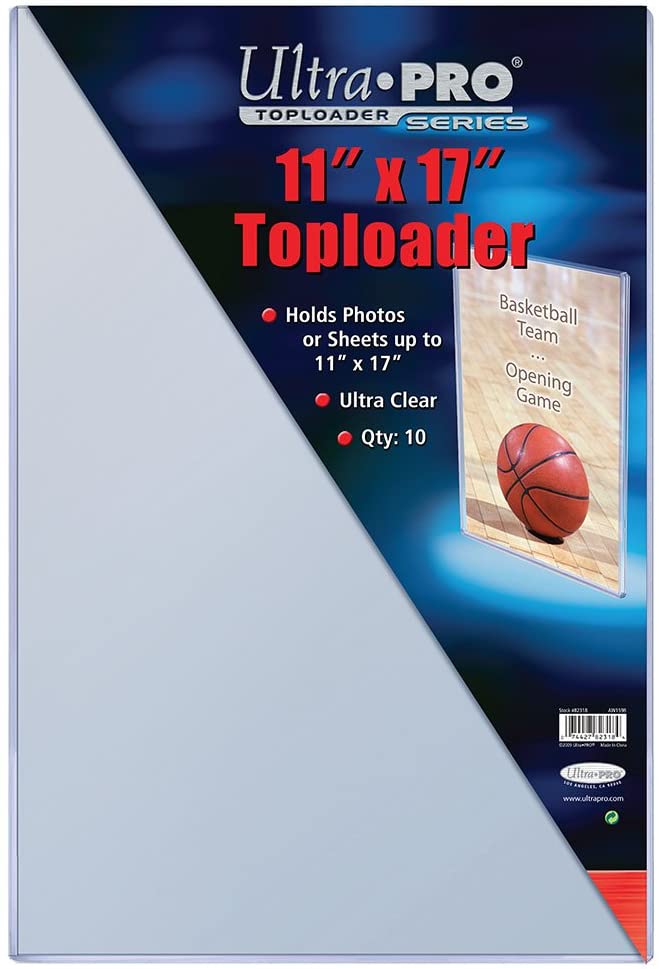Ultra Pro 11" X 17" Toploader 10ct | L.A. Mood Comics and Games