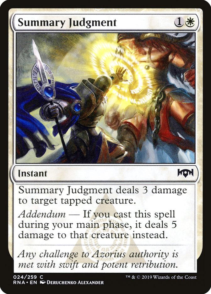 Summary Judgment [Ravnica Allegiance] | L.A. Mood Comics and Games