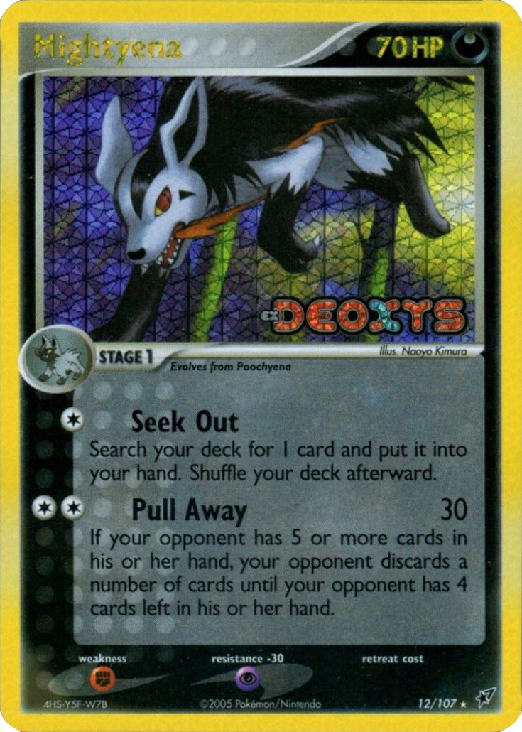 Mightyena (12/107) (Stamped) [EX: Deoxys] | L.A. Mood Comics and Games