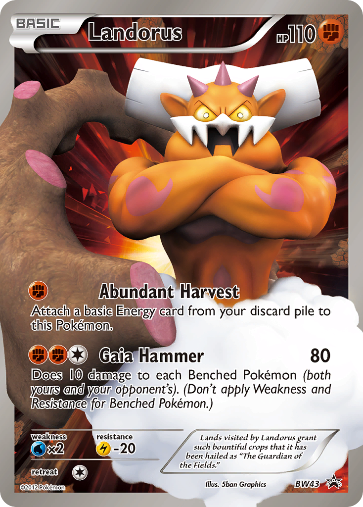 Landorus (BW43) [Black & White: Black Star Promos] | L.A. Mood Comics and Games