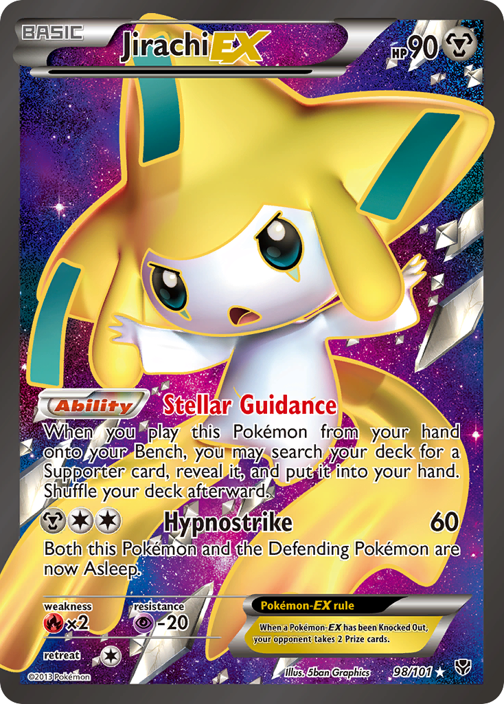 Jirachi EX (98/101) [Black & White: Plasma Blast] | L.A. Mood Comics and Games