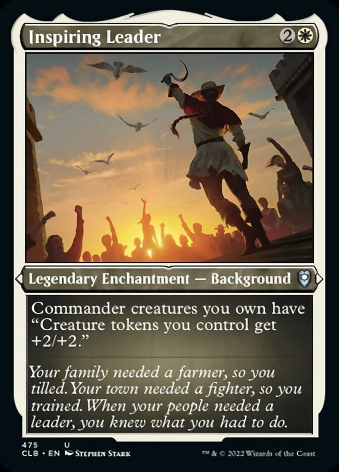 Inspiring Leader (Foil Etched) [Commander Legends: Battle for Baldur's Gate] | L.A. Mood Comics and Games