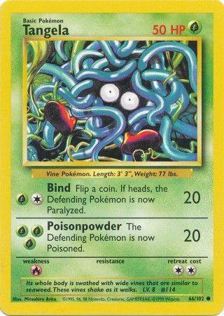 Tangela (66/102) [Base Set Unlimited] | L.A. Mood Comics and Games