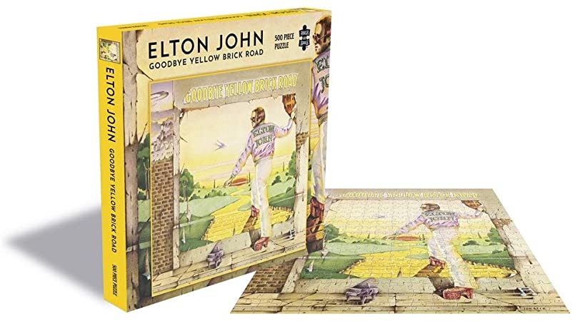 Elton John Goodbye Yellow Brick Road (500 Piece Jigsaw Puzzle) | L.A. Mood Comics and Games