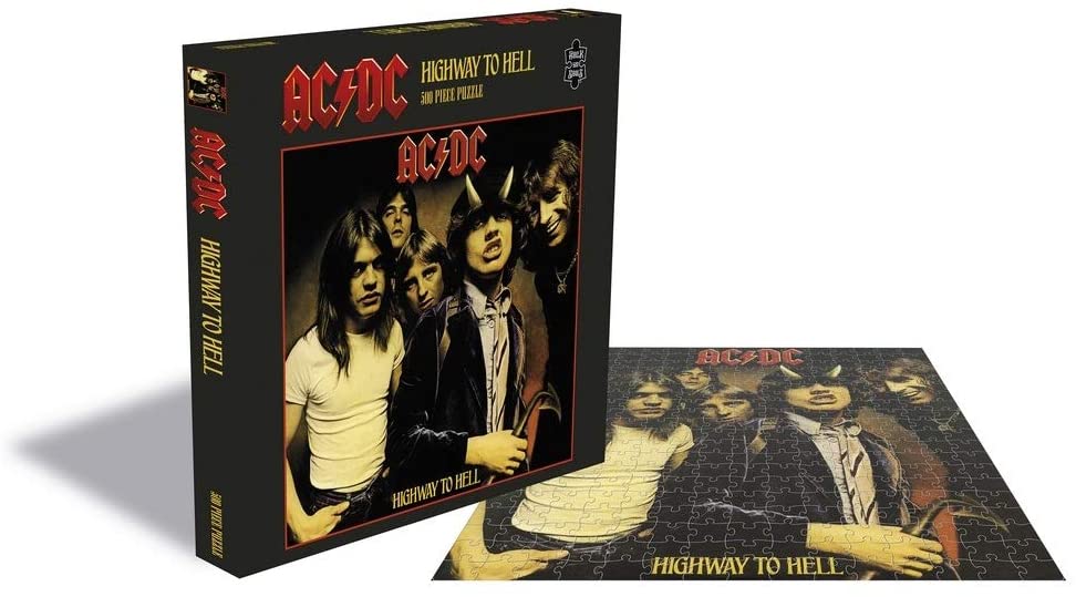 Ac/Dc Highway To Hell (500 Piece Jigsaw Puzzle) | L.A. Mood Comics and Games