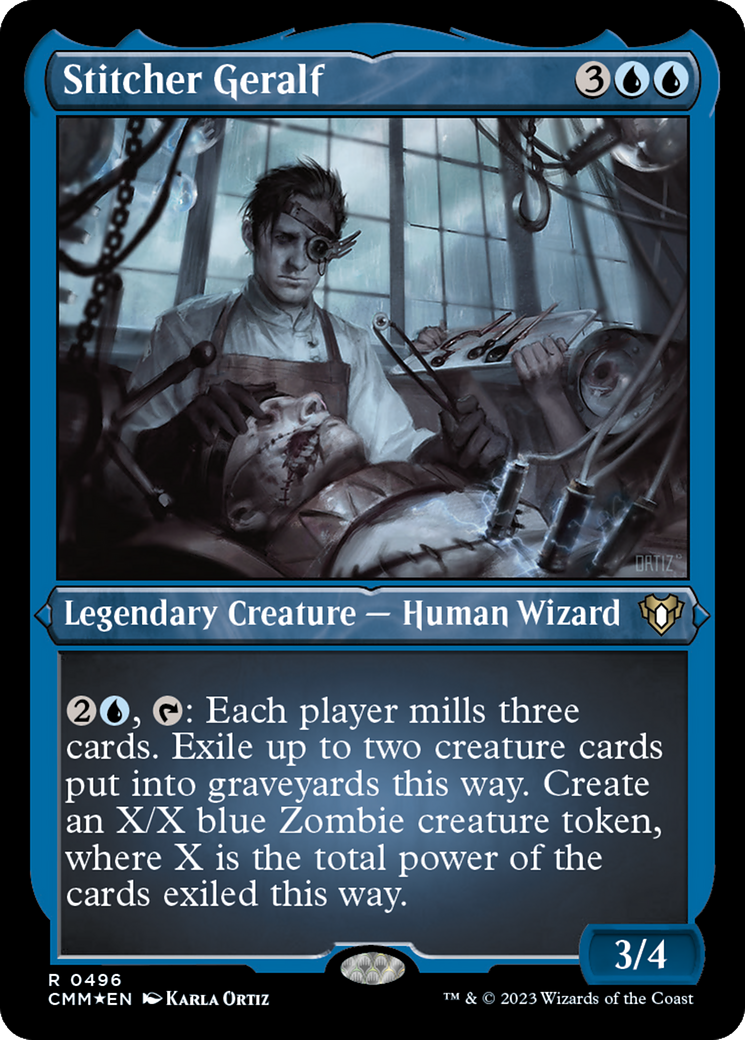 Stitcher Geralf (Foil Etched) [Commander Masters] | L.A. Mood Comics and Games