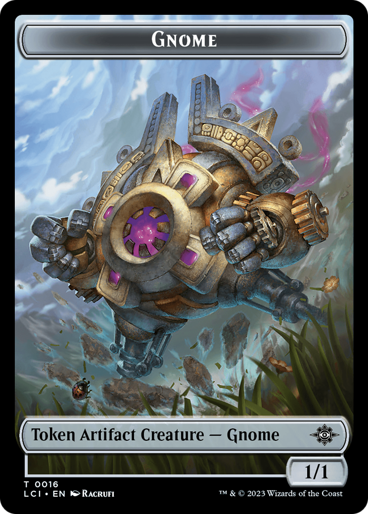 Gnome // Gnome Soldier Double-Sided Token [The Lost Caverns of Ixalan Tokens] | L.A. Mood Comics and Games