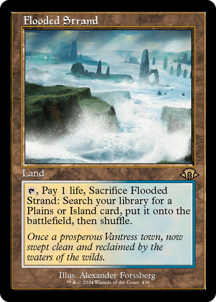 Flooded Strand (Retro) [Modern Horizons 3] | L.A. Mood Comics and Games