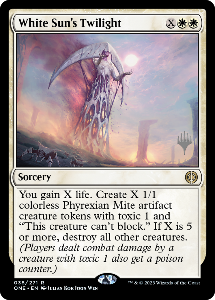 White Sun's Twilight (Promo Pack) [Phyrexia: All Will Be One Promos] | L.A. Mood Comics and Games