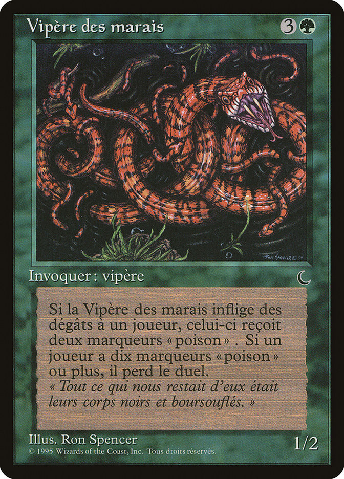 Marsh Viper (French) - "Vipere des marais" [Renaissance] | L.A. Mood Comics and Games