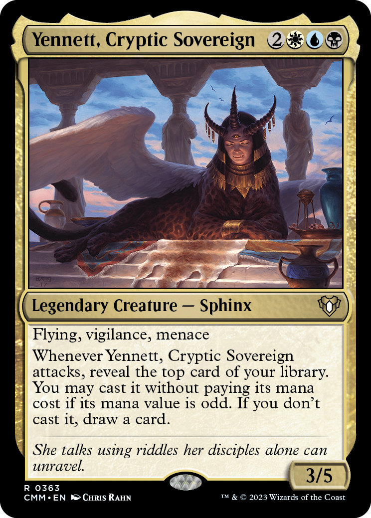 Yennett, Cryptic Sovereign [Commander Masters] | L.A. Mood Comics and Games