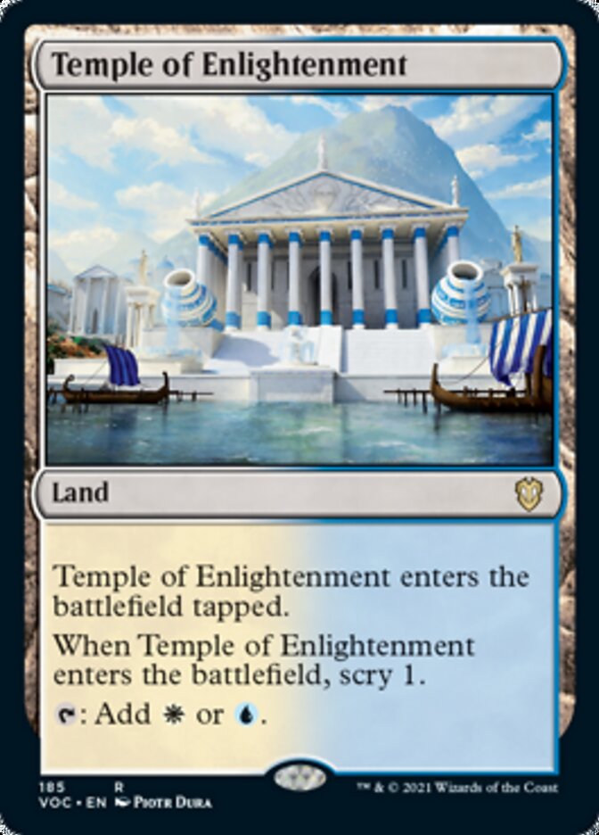Temple of Enlightenment [Innistrad: Crimson Vow Commander] | L.A. Mood Comics and Games