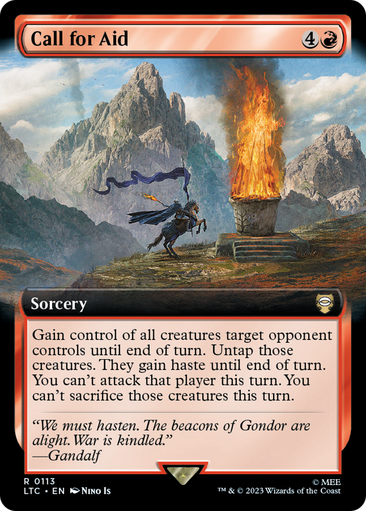 Call for Aid (Extended Art) [The Lord of the Rings: Tales of Middle-Earth Commander] | L.A. Mood Comics and Games