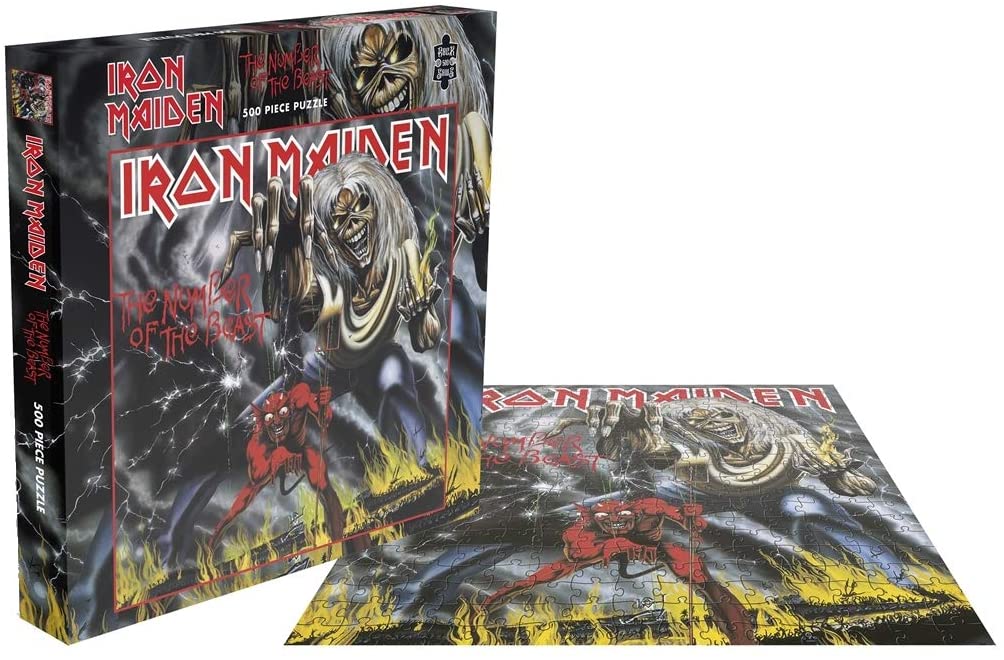 Iron Maiden The Number Of The Beast (500 Piece Jigsaw Puzzle) | L.A. Mood Comics and Games