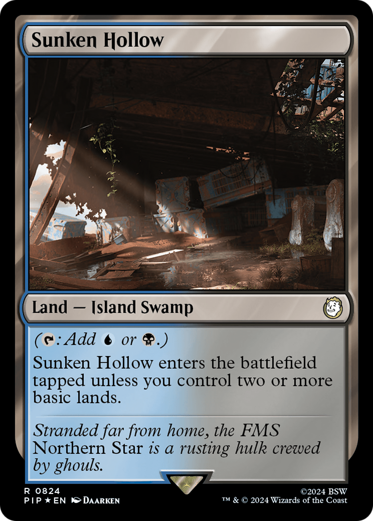 Sunken Hollow (Extended Art) (Surge Foil) [Fallout] | L.A. Mood Comics and Games