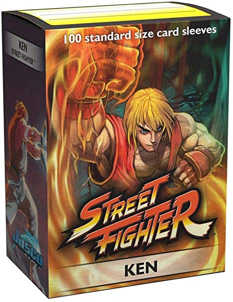 Dragon Shield Sleeves Classic 100ct Street Fighter- Ken | L.A. Mood Comics and Games