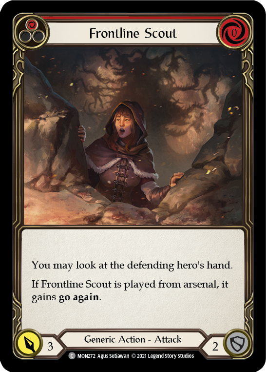 Frontline Scout (Red) [MON272] (Monarch)  1st Edition Normal | L.A. Mood Comics and Games