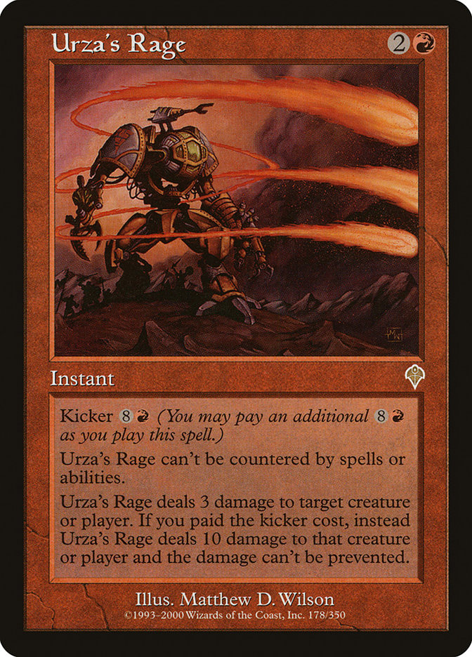 Urza's Rage [Invasion] | L.A. Mood Comics and Games