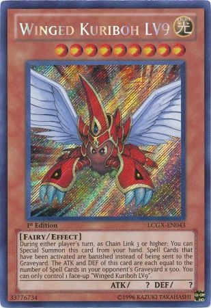 Winged Kuriboh LV9 [LCGX-EN043] Secret Rare | L.A. Mood Comics and Games