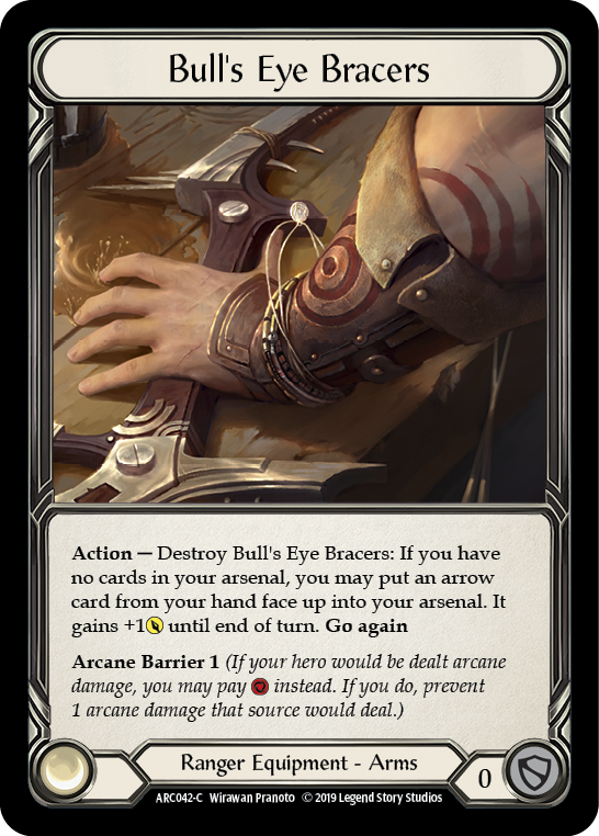 Bull's Eye Bracers [ARC042-C] (Arcane Rising)  1st Edition Cold Foil | L.A. Mood Comics and Games