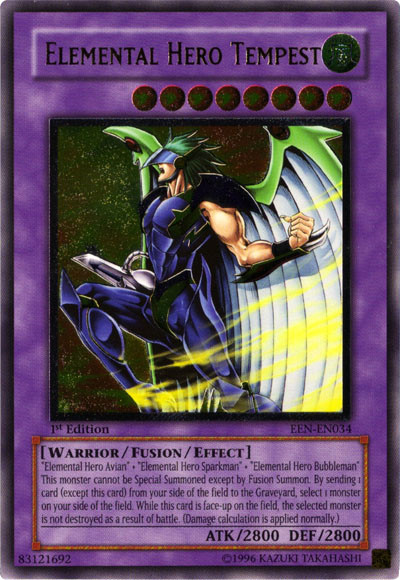 Elemental Hero Tempest [EEN-EN034] Ultimate Rare | L.A. Mood Comics and Games