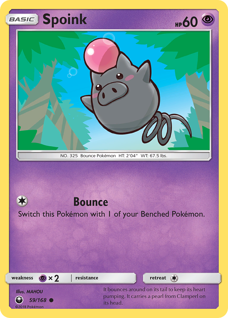 Spoink (59/168) [Sun & Moon: Celestial Storm] | L.A. Mood Comics and Games