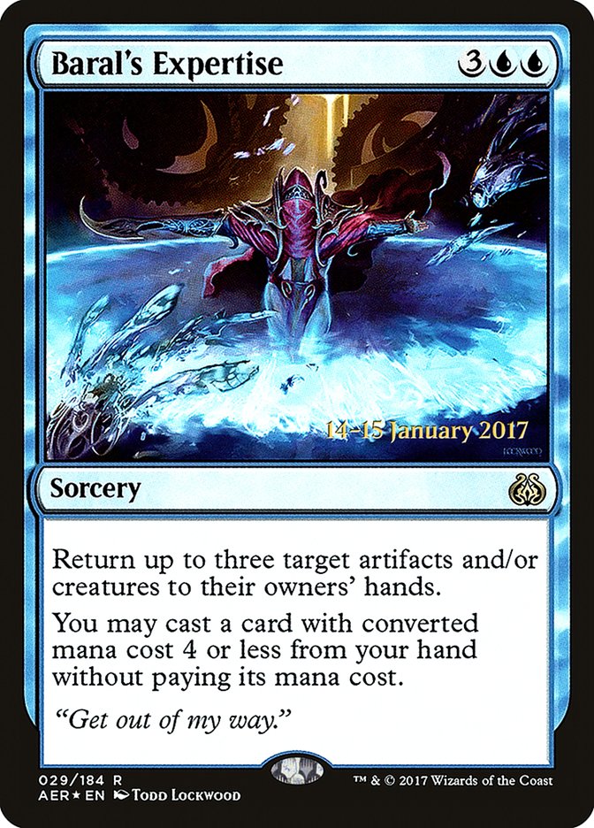 Baral's Expertise [Aether Revolt Prerelease Promos] | L.A. Mood Comics and Games