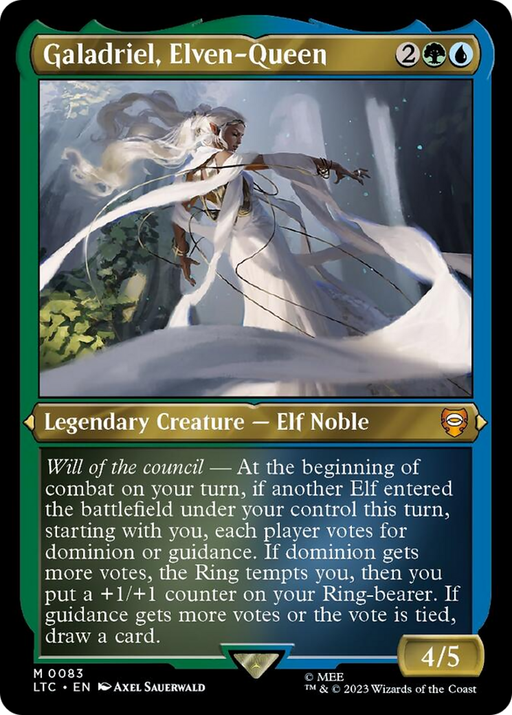 Galadriel, Elven-Queen (Display Commander) [The Lord of the Rings: Tales of Middle-Earth Commander] | L.A. Mood Comics and Games