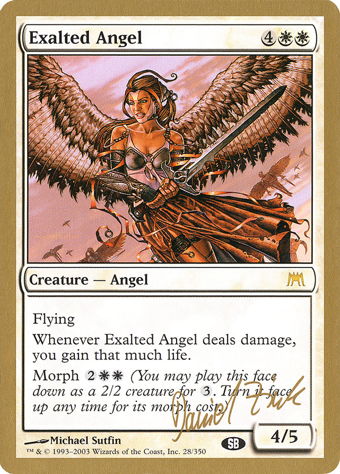 Exalted Angel (Daniel Zink) (SB) [World Championship Decks 2003] | L.A. Mood Comics and Games