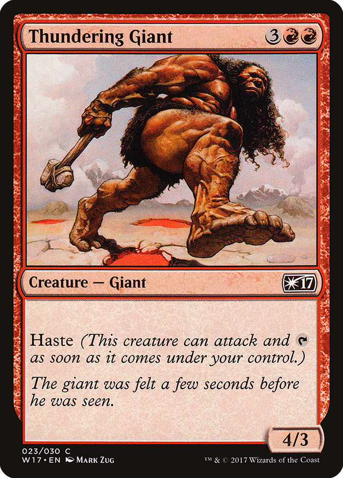 Thundering Giant [Welcome Deck 2017] | L.A. Mood Comics and Games