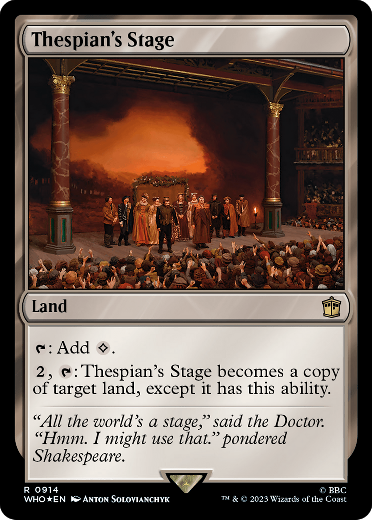 Thespian's Stage (Surge Foil) [Doctor Who] | L.A. Mood Comics and Games