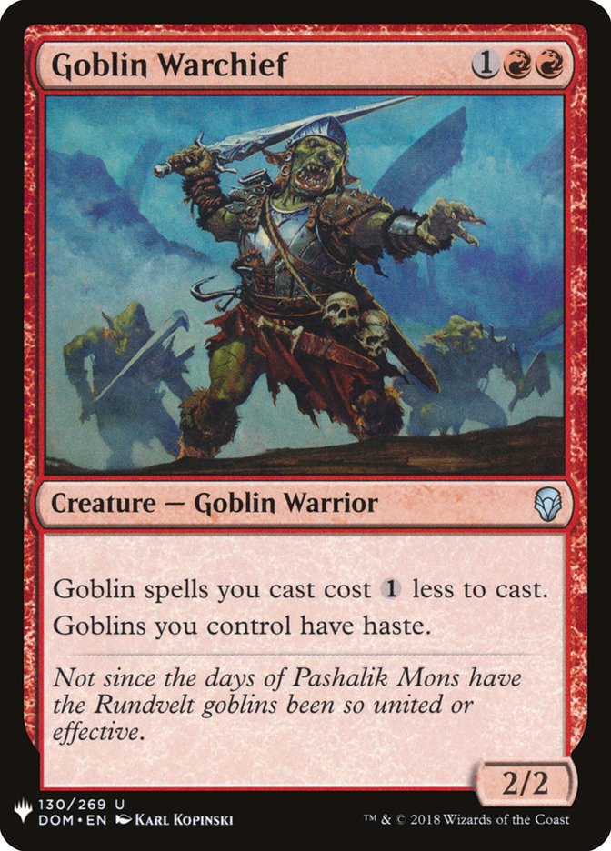 Goblin Warchief [The List] | L.A. Mood Comics and Games