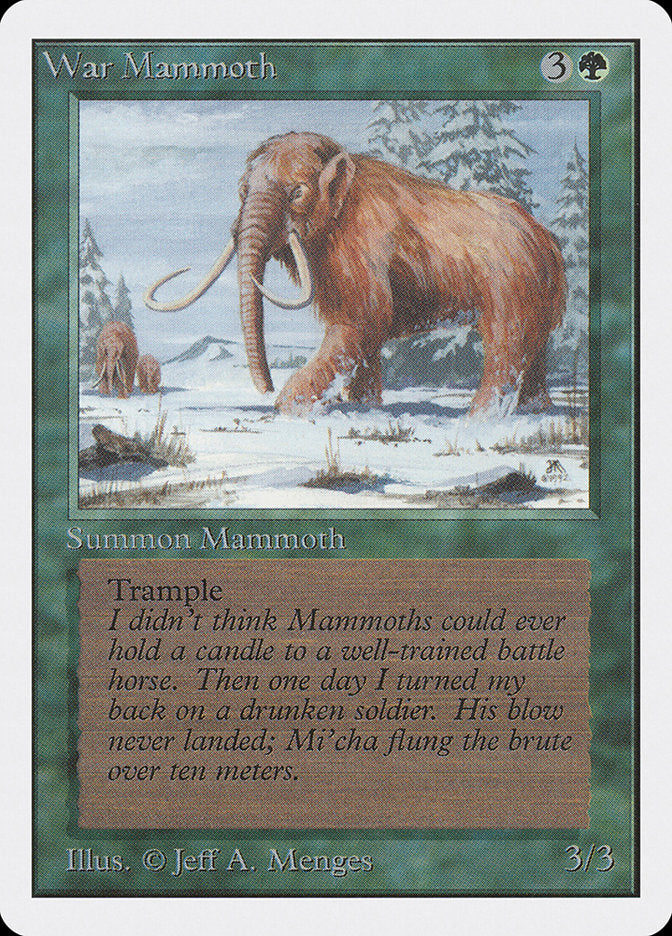 War Mammoth [Unlimited Edition] | L.A. Mood Comics and Games