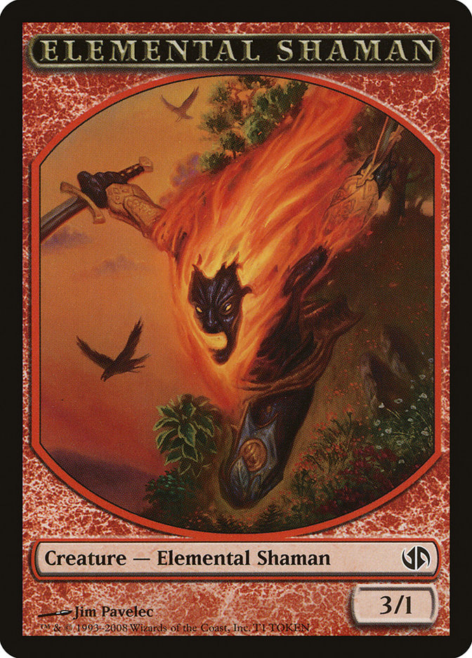 Elemental Shaman Token [Duel Decks: Jace vs. Chandra Tokens] | L.A. Mood Comics and Games