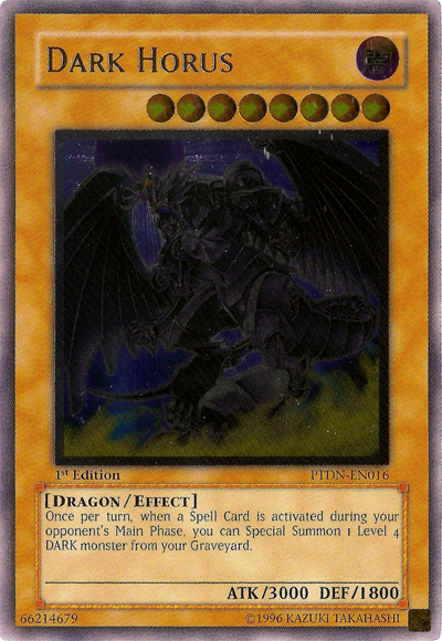 Dark Horus [PTDN-EN016] Ultimate Rare | L.A. Mood Comics and Games